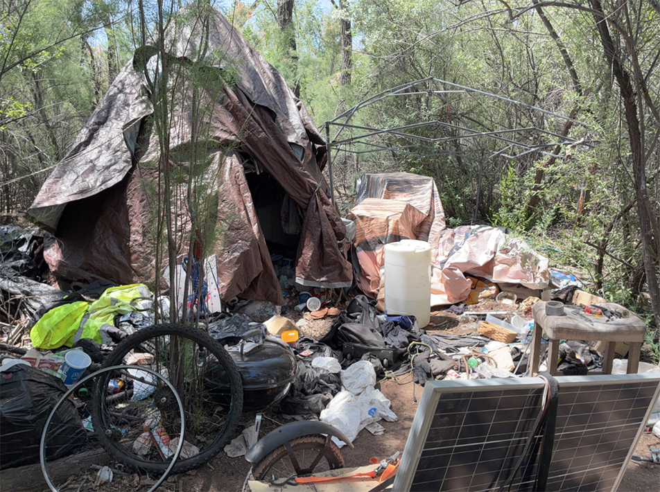 Bosque cleanup hauls off 16 tons of debris near Rio Bravo