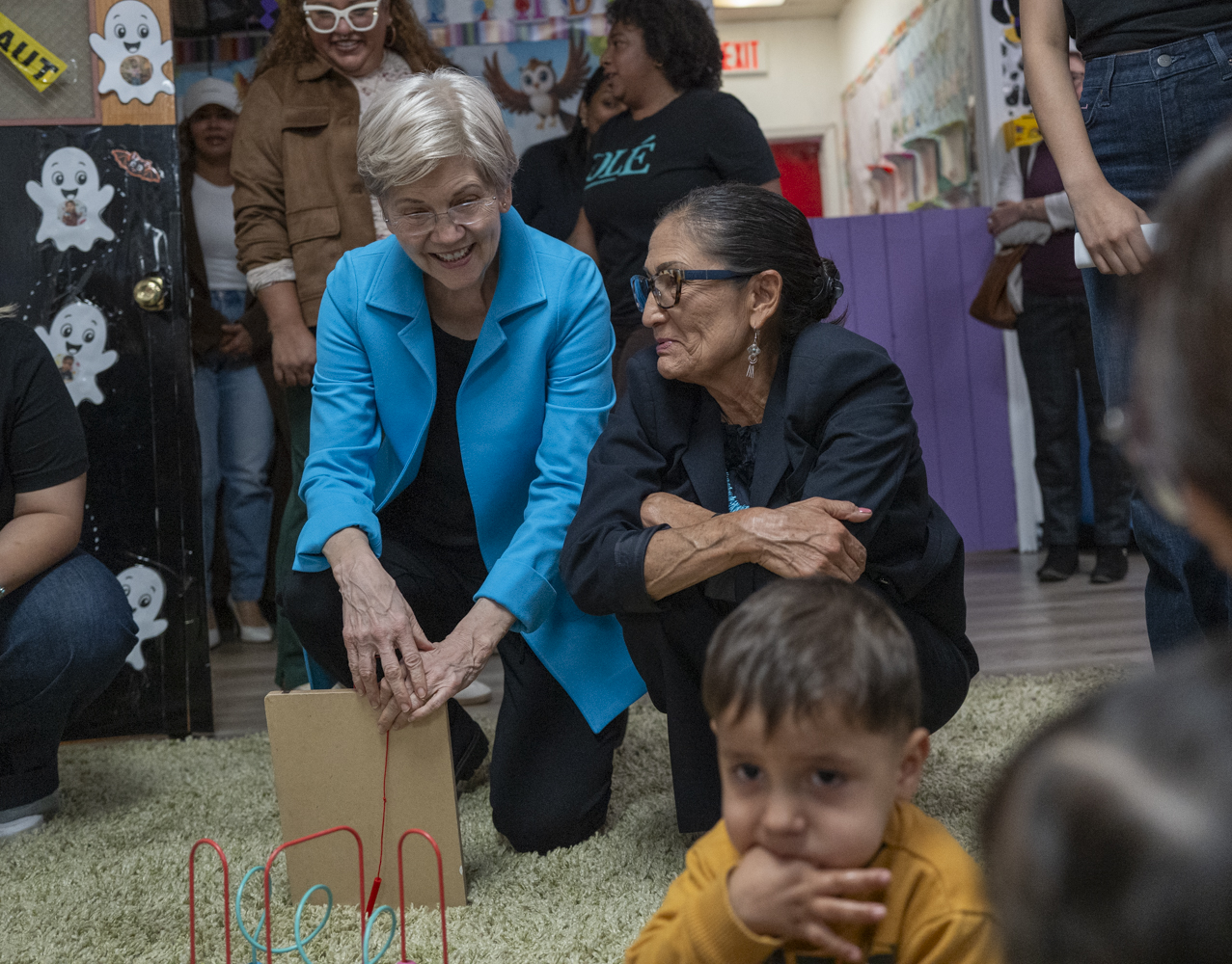 Warren stumps for Haaland in ABQ as both pitch New Mexico as affordability solution for Dems